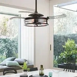 Fanaway Classic Deckenventilator Licht schwarz leise, Beacon Beacon Lighting, Fanaway