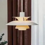 Pendelleuchte Louis Poulsen, PH 5 Mini, dimmbar, Wei&szlig;, f&uuml;r Wohnzimmer, Metall,