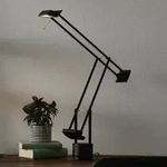 Tischleuchte Artemide, Tizio 35, Schwarz, f&uuml;r Arbeitszimmer / B&uuml;ro, Metall, Design