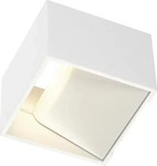 SLV 151321, Logs In Square Wandleuchte incl. LED driver White - SLV - Wohnzimmer -
