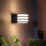 Au&szlig;enleuchte Philips Hue, Philips Hue Lucca, dimmbar, Schwarz, Metall, Modern - 17 -