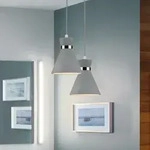 Pendelleuchte Paulmann, Verve, dimmbar, Grau, f&uuml;r Badezimmer, Beton, Modern