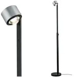 Stehleuchte Paulmann, Aldan, dimmbar, Schwarz, f&uuml;r Wohnzimmer, Metall, Modern - 157