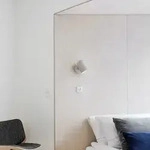 Wandleuchte HAY, Noc Wall Button, Wei&szlig;, f&uuml;r Wohnzimmer, Metall, Design - 11.8 - 14