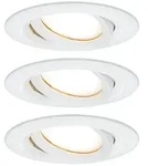 Spotlight Paulmann, Nova Plus, dimmbar, Wei&szlig;, f&uuml;r Badezimmer, Metall, Modern