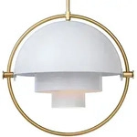 Pendelleuchte GUBI, Multi-Lite, dimmbar, Wei&szlig;, f&uuml;r Wohnzimmer, Metall, Design - 42