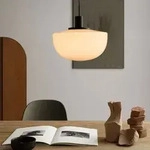 Pendelleuchte Audo Copenhagen, Bank, dimmbar, Wei&szlig;, f&uuml;r Wohnzimmer, Glas,...