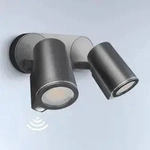 Au&szlig;enleuchte STEINEL, Spot Duo S, Schwarz, Metall, Modern - 24.7 - 9.8