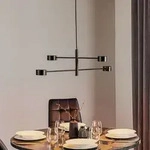 Pendelleuchte Nordlux, Clyde, dimmbar, Schwarz, f&uuml;r K&uuml;che, Metall, Modern - 89.5 -