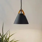 Pendelleuchte DFTP by Nordlux, Strap, dimmbar, Schwarz, f&uuml;r Wohnzimmer, Metall,