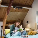 Deckenleuchte Philips Hue, Schwarz, Metall