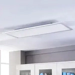 Deckenleuchte Lindby, Livel, Metallisch, f&uuml;r K&uuml;che, Kunststoff, Modern - 120 - 30 -