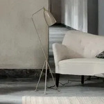 Stehleuchte GUBI, Gr&auml;shoppa, Braun / Rost, f&uuml;r Wohnzimmer, Metall, Design - 125.5