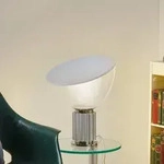 Tischleuchte FLOS, Taccia small, dimmbar, Transparent, f&uuml;r Wohnzimmer, Metall,