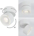 Deckenleuchte Paulmann, Spircle, Wei&szlig;, f&uuml;r Wohnzimmer, Metall, Modern - 8.3