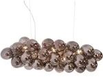 Pendelleuchte By Ryd&eacute;ns, Gross Bar, dimmbar, Grau, f&uuml;r Wohnzimmer, Glas, Design -