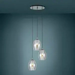 Pendelleuchte Stars of Light, Estanys, dimmbar, Schwarz, f&uuml;r Esszimmer, Glas, Modern