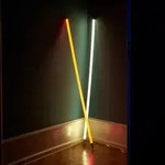 Tischleuchte HAY, Neon Tube, Gelb, f&uuml;r Wohnzimmer, Kunststoff, Modern - 150
