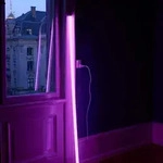 Tischleuchte HAY, Neon Tube, Pink / Ros&eacute;, f&uuml;r Wohnzimmer, Kunststoff, Modern - 150