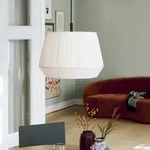 Pendelleuchte Nordlux, Dicte, dimmbar, Wei&szlig;, f&uuml;r Wohnzimmer, Stoff / Textil,