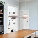 Pendelleuchte Louis Poulsen, PH 5, dimmbar, Pink / Ros&eacute;, f&uuml;r Wohnzimmer, Metall,