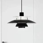 Pendelleuchte Louis Poulsen, PH 5, dimmbar, Schwarz, f&uuml;r Wohnzimmer, Metall, Design