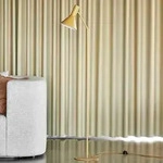 Stehleuchte FRANDSEN, Lyss, f&uuml;r Wohnzimmer, Metall, Design - 150