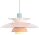 Pendelleuchte Louis Poulsen, PH 5 Pastels, dimmbar, Multicolor, f&uuml;r Wohnzimmer,