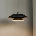 Pendelleuchte Dyberg Larsen, DL45, dimmbar, Schwarz, f&uuml;r Wohnzimmer, Metall,