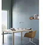 Tischleuchte Muuto, dimmbar, Grau, f&uuml;r Wohnzimmer, Aluminium - 40
