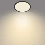 Deckenleuchte Philips, Superslim, dimmbar, Schwarz, f&uuml;r Badezimmer, Metall - 2.8