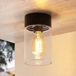 Au&szlig;enleuchte Arcchio, Liljana, dimmbar, Schwarz, Glas, Modern - 20.5