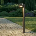 Au&szlig;enleuchte Lindby, Ileyna, dimmbar, Schwarz, f&uuml;r Terrasse, Metall, Modern - 70