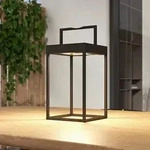 Au&szlig;enleuchte Lucande, Lynzy, dimmbar, Schwarz, f&uuml;r Balkon, Metall, Modern - 18.4 -