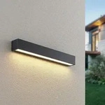 Au&szlig;enleuchte Lucande, Lengo, Schwarz, f&uuml;r Balkon, Aluminium, Modern - 50 - 6