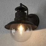 Au&szlig;enleuchte Lindby, EDDIE, dimmbar, Braun / Rost, f&uuml;r Balkon, Metall, Landhaus /