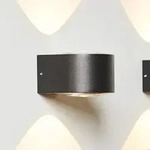 Au&szlig;enleuchte LOOM DESIGN, Frey, Schwarz, f&uuml;r Badezimmer, Aluminium, Modern - 10.7 -