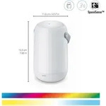 Tischleuchte WiZ, Mobile Portable, dimmbar, Wei&szlig;, f&uuml;r Wohnzimmer, Kunststoff,