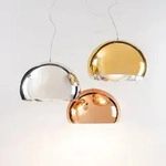 Pendelleuchte Kartell, FL/Y, dimmbar, Metallisch, f&uuml;r Wohnzimmer, Kunststoff, Design