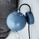 Wandleuchte FRANDSEN, Ball Magnet, Blau, f&uuml;r Wohnzimmer, Metall, Design - 12