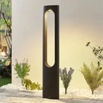 Au&szlig;enleuchte Lucande, Fenti, Schwarz, f&uuml;r Terrasse, Metall, Modern - 17.8 - 90