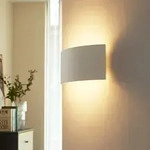 Wandleuchte Lindby, Naike, dimmbar, Wei&szlig;, f&uuml;r Flurbereich, Gips / Ton, Modern - 35