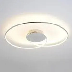Deckenleuchte Lindby, Joline, Metallisch, f&uuml;r Wohnzimmer, Metall, Modern - 5.2