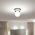 Deckenleuchte Paulmann, Gove, dimmbar, Metallisch, f&uuml;r Wohnzimmer, Glas, Modern -