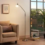 Stehleuchte Lindby, Gwendolin, Metallisch, f&uuml;r Wohnzimmer, Metall, Modern - 23 - 160