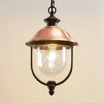 Au&szlig;enleuchte Lindby, Clint, dimmbar, Kupfer, f&uuml;r Balkon, Aluminium, Vintage -...
