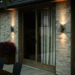 Au&szlig;enleuchte Nordlux, Kyklop Ripple, Braun / Rost, Metall, Modern - 8.6 - 25.4
