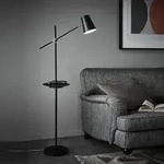 Stehleuchte Marksl&ouml;jd, Linear, Schwarz, f&uuml;r Wohnzimmer, Metall, Skandinavisch - 144