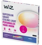 Deckenleuchte WiZ, SuperSlim, dimmbar, Wei&szlig;, f&uuml;r Wohnzimmer, Kunststoff, Modern -