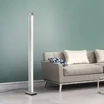Stehleuchte PURE, PURE Lines Floor, dimmbar, Grau, f&uuml;r Wohnzimmer, Metall,...